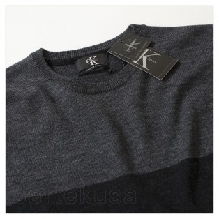 CALVIN KLEIN SWETER MESKI - CREW NECK 